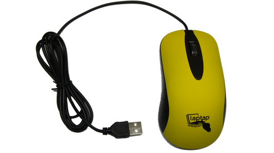 Laptap Enterprises Mouse (Yellow) (New) (200)